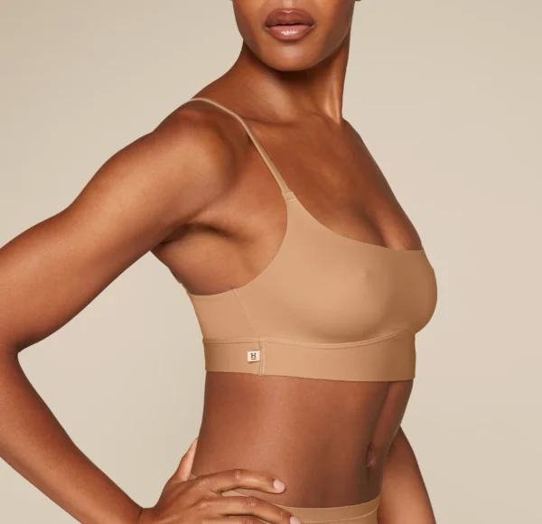 Bliss Scoop Bralette - Tan - Image 4