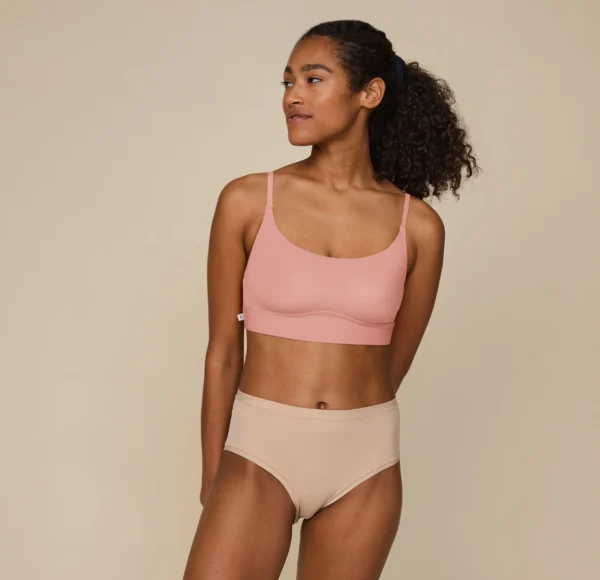 Bliss Scoop Bralette - Dusty Rose