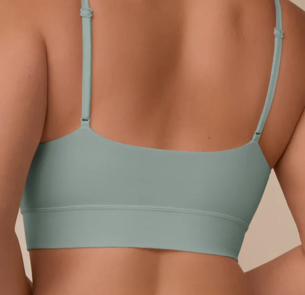 Cloud Cotton Triangle Bralette - Seaglass - Image 8