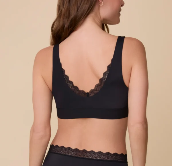 Bliss Lace Bralette - Black - Image 2