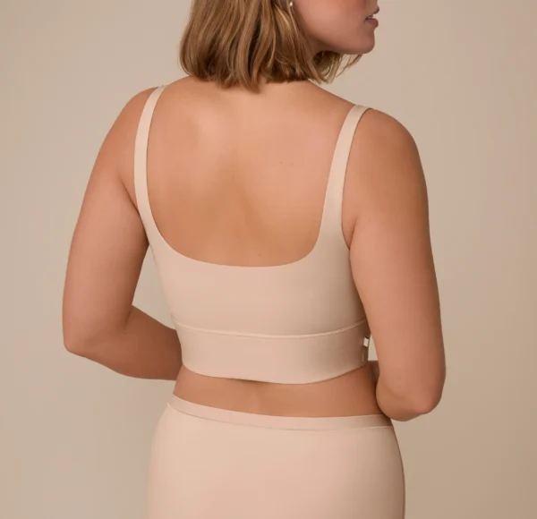 Bliss Square Neck Bralette - Beige - Image 2