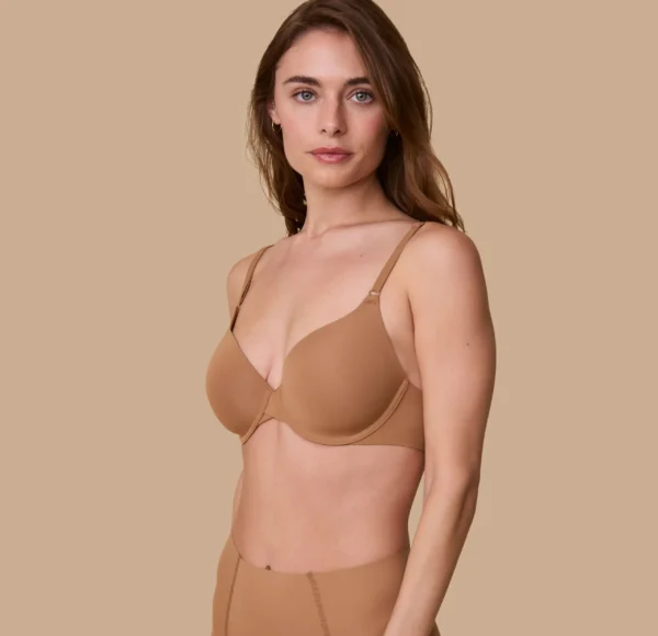 Base T-Shirt Bra - Tan - Image 5