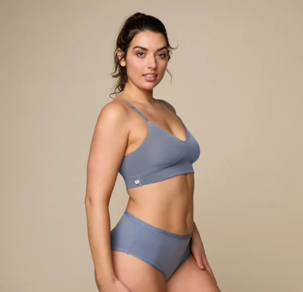 Bliss Triangle Bralette - Steel - Image 3