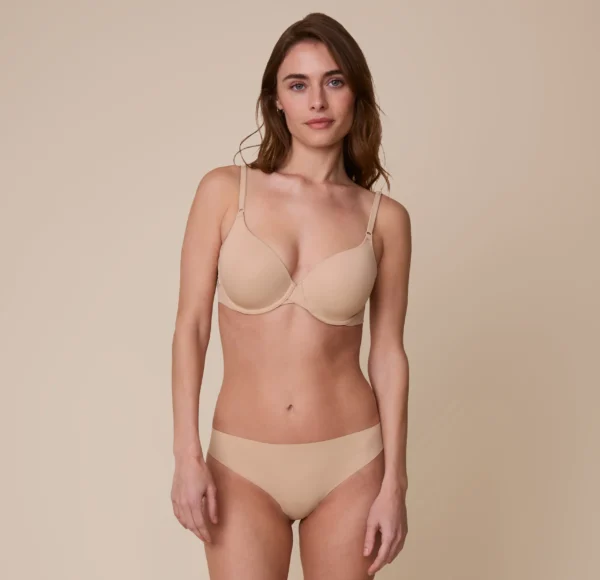 Base T-Shirt Bra - Beige - Image 6