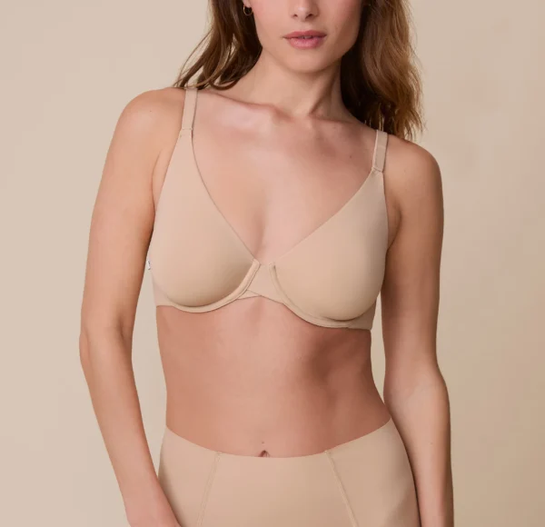 Base Unlined Bra - Beige