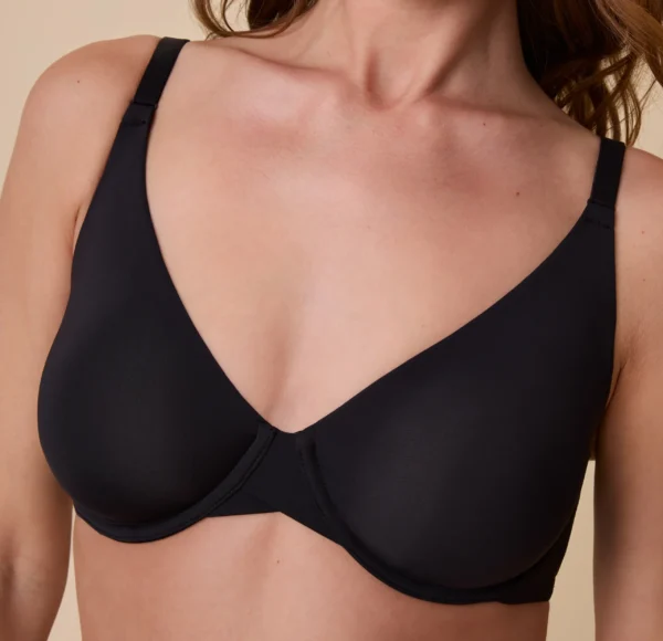 Base Unlined Bra - Black - Image 8