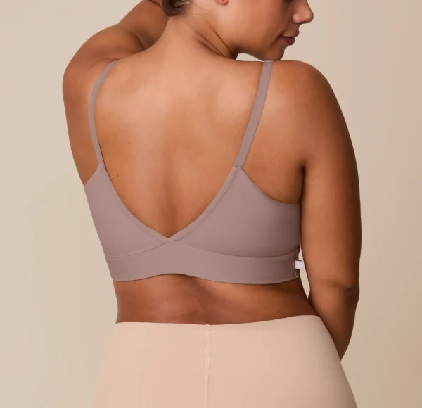 Bliss Triangle Bralette - Mauve - Image 2