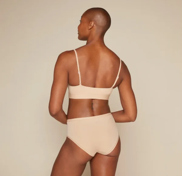Bliss Scoop Bralette - Beige - Image 2