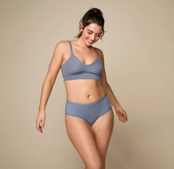 Bliss Triangle Bralette - Steel - Image 4