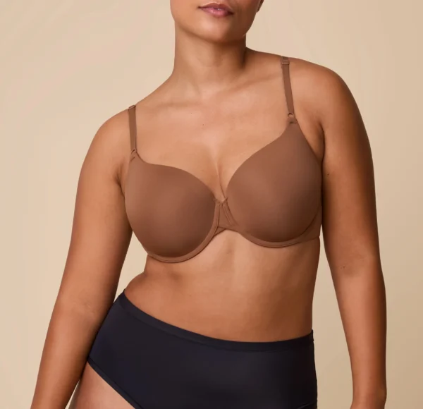 Base T-Shirt Bra - Brown
