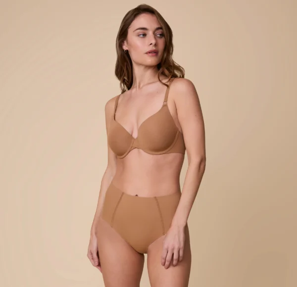 Base T-Shirt Bra - Tan - Image 6