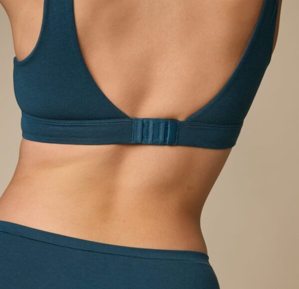 Cloud Cotton Scoop Bralette - Indigo - Image 6
