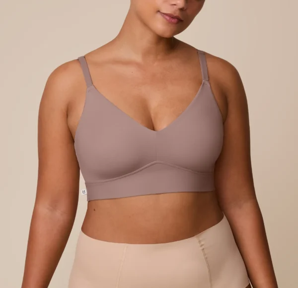 Bliss Triangle Bralette - Mauve