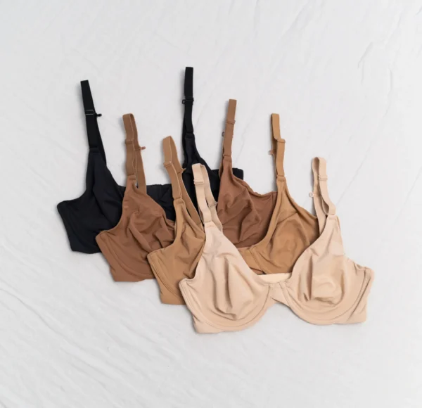 Base Unlined Bra - Brown - Image 6