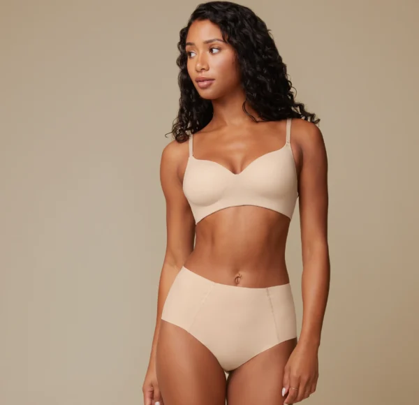 Base Wirefree T-Shirt Bra - Beige - Image 5
