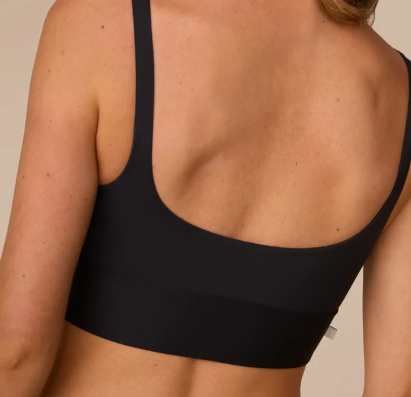 Bliss Square Neck Bralette - Black - Image 8