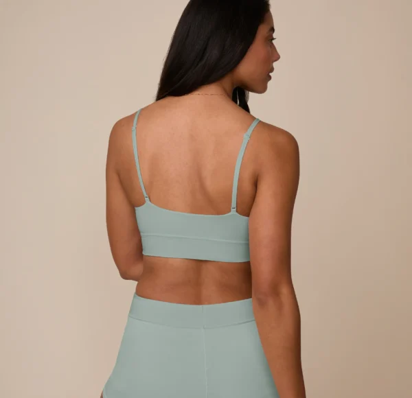 Cloud Cotton Triangle Bralette - Seaglass - Image 4