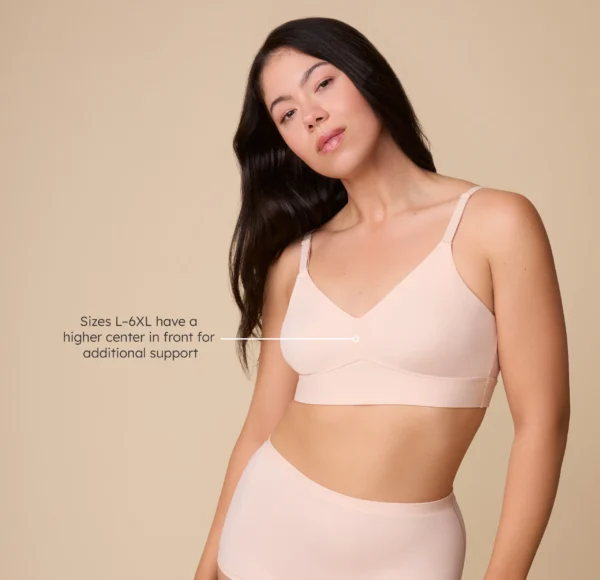 Bliss Triangle Bralette - Rose - Image 3