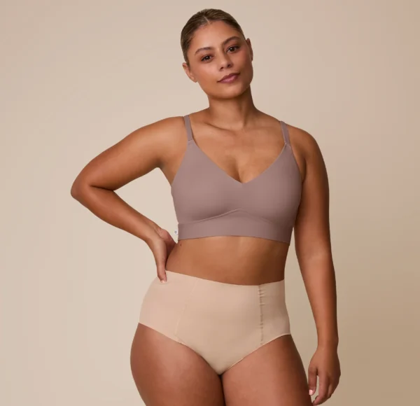 Bliss Triangle Bralette - Mauve - Image 3