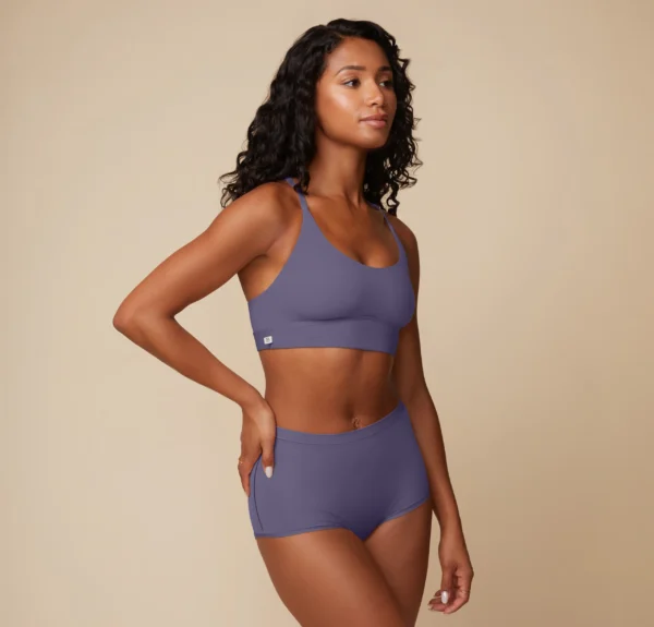 Bliss Racerback Bralette - Overcast - Image 3