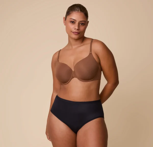 Base T-Shirt Bra - Brown - Image 4