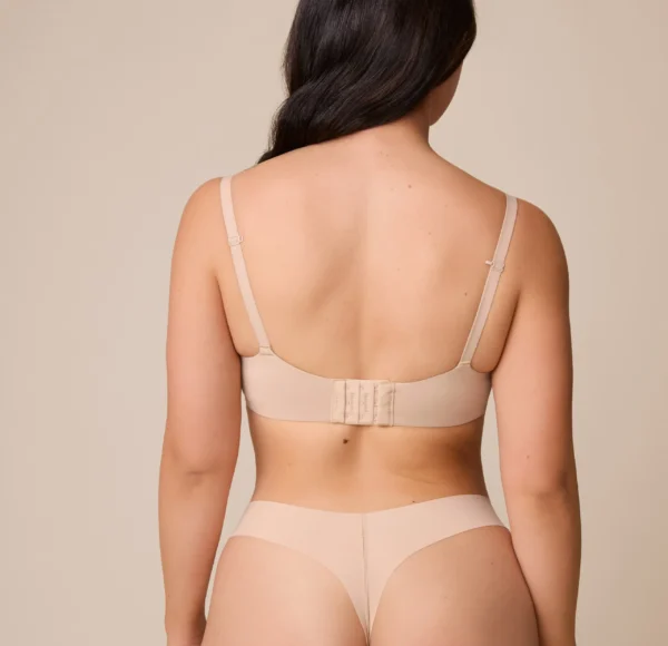 Base Unlined Bra - Beige - Image 4