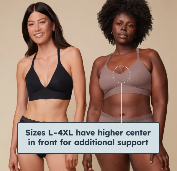 Bliss Lace Halterneck Bralette - Mauve - Image 6