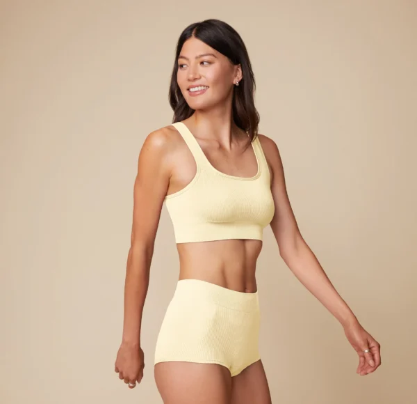 Lounge Rib Scoop Bralette - Sunnyside - Image 3