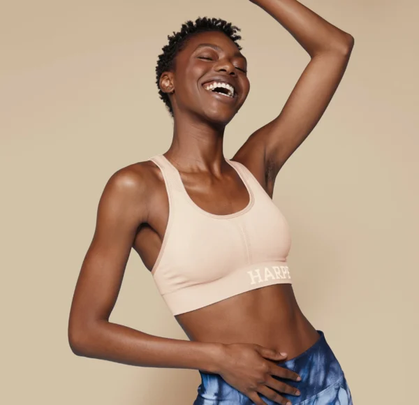 Move Racerback Sports Bra - Beige