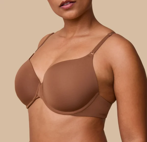 Base T-Shirt Bra - Brown - Image 5