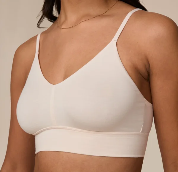 Cloud Cotton Triangle Bralette - Quartz - Image 7