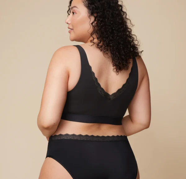 Bliss Lace Bralette - Black - Image 4