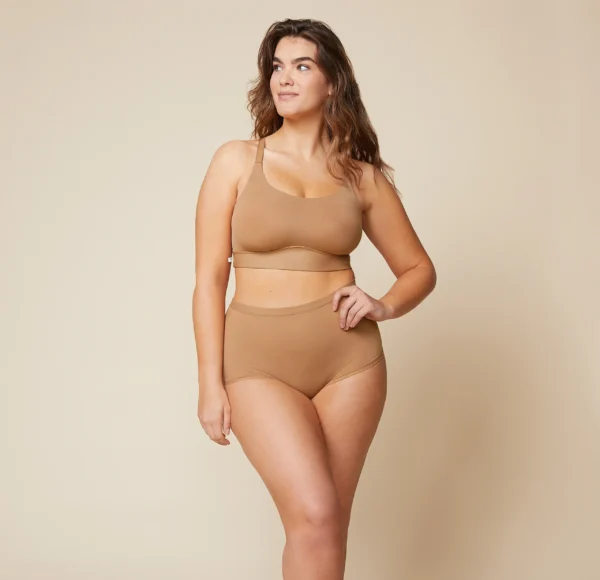 Bliss Racerback Bralette - Tan - Image 4