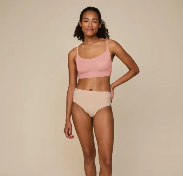 Bliss Scoop Bralette - Dusty Rose - Image 4