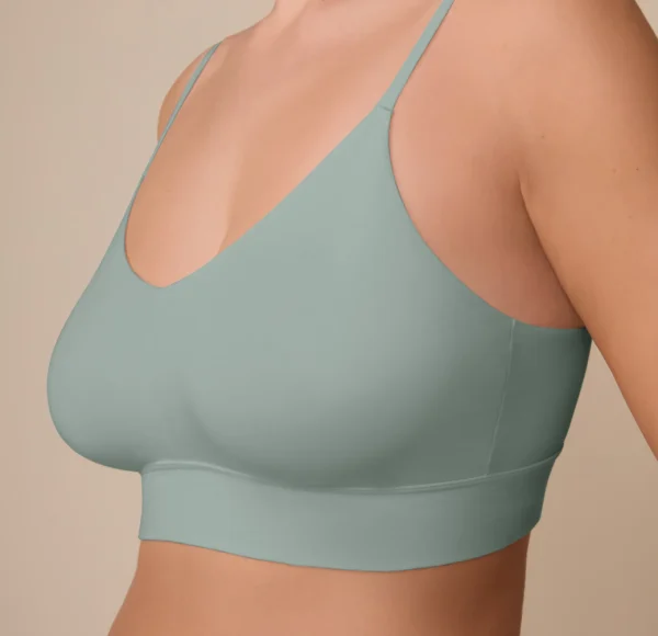 Cloud Cotton Triangle Bralette - Seaglass - Image 7