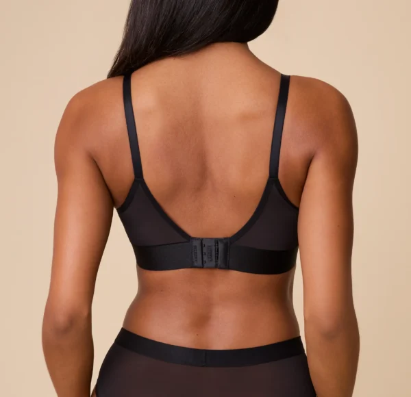 ComfortMesh™ Triangle Bralette - Black - Image 2