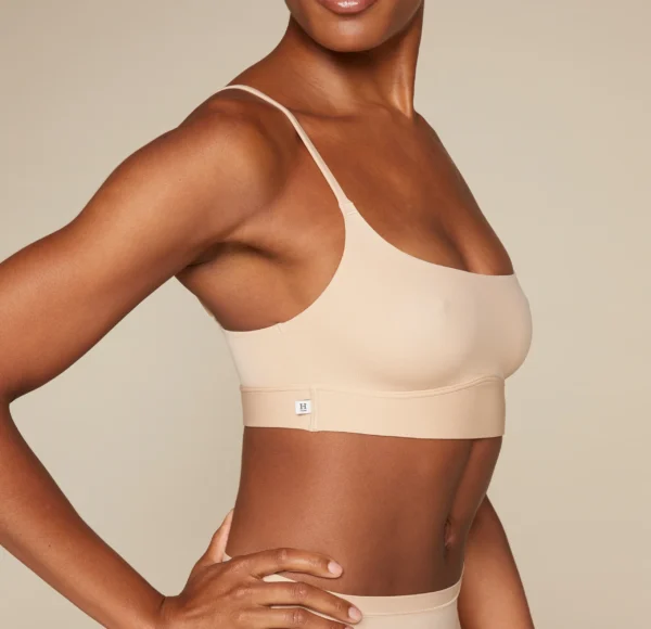 Bliss Scoop Bralette - Beige - Image 5