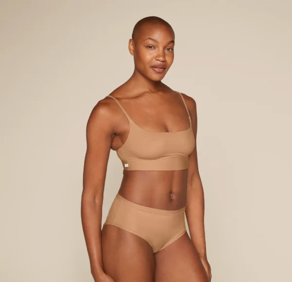 Bliss Scoop Bralette - Tan - Image 2