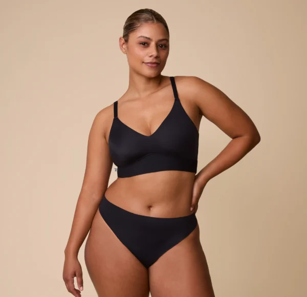 Bliss Triangle Bralette - Black - Image 6