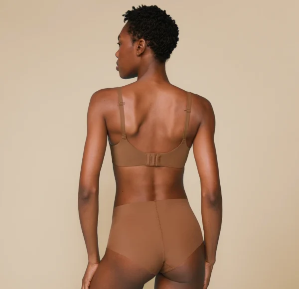 Base Unlined Bra - Brown - Image 2