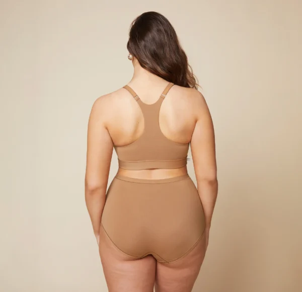 Bliss Racerback Bralette - Tan - Image 2