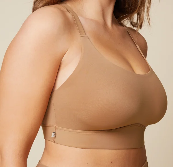 Bliss Racerback Bralette - Tan - Image 5