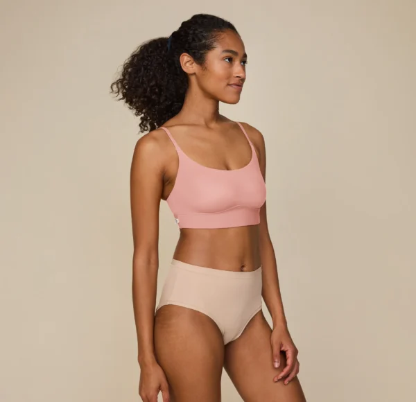 Bliss Scoop Bralette - Dusty Rose - Image 3