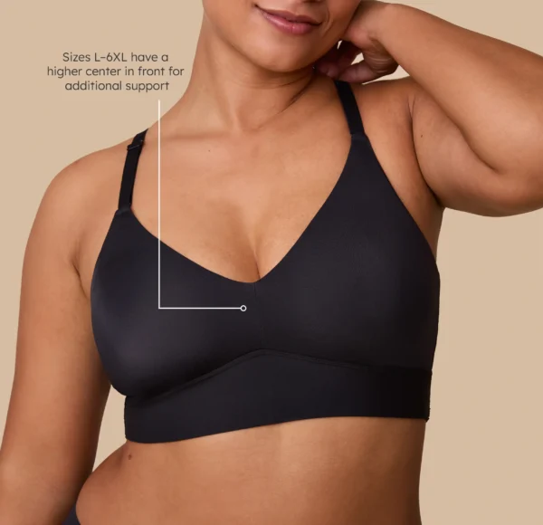 Bliss Triangle Bralette - Black - Image 7
