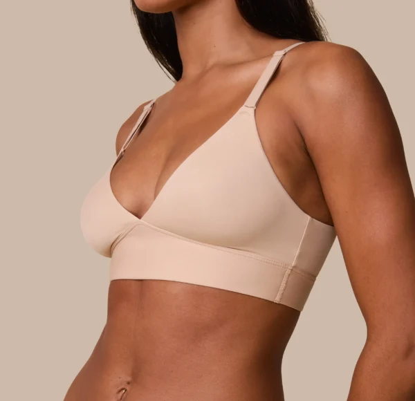 Bliss Triangle Bralette - Beige - Image 7