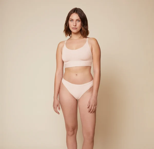 Bliss Racerback Bralette - Rose - Image 4