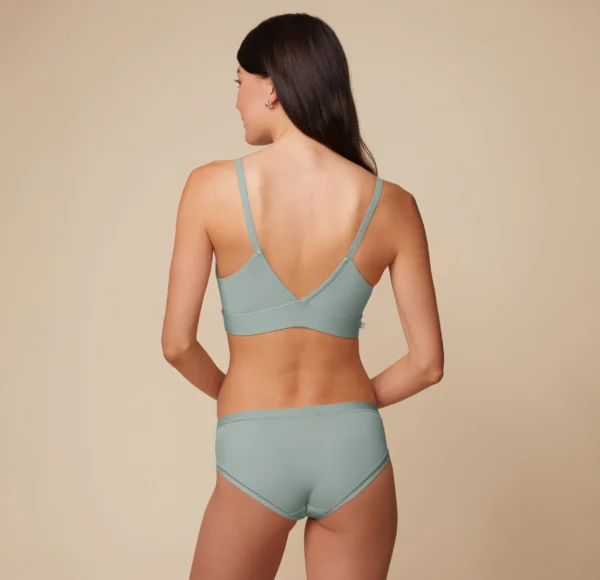 Bliss Triangle Bralette - Seaglass - Image 2